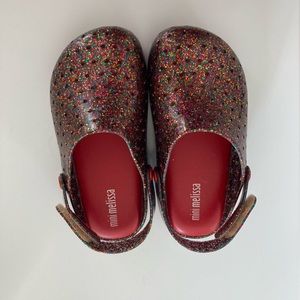 Mini Melissa Glitter clog